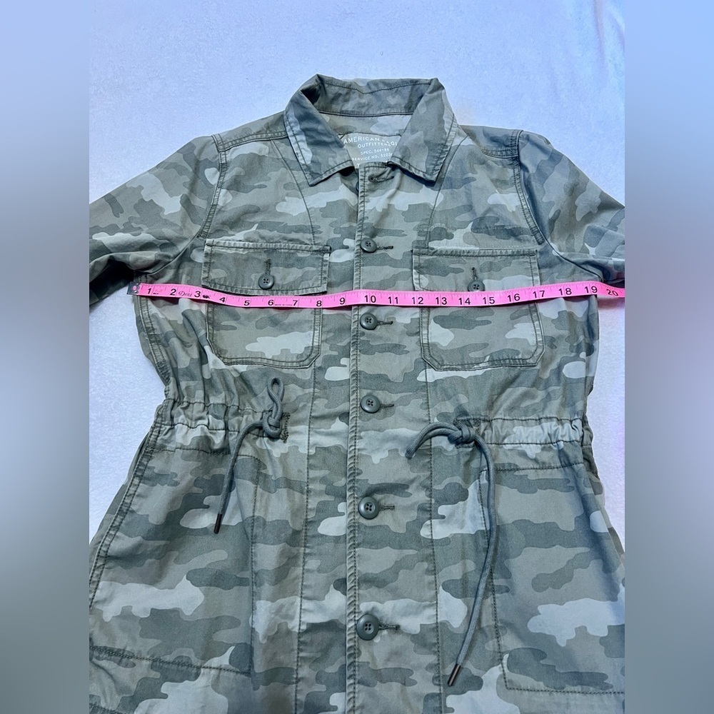 American Eagle Camouflage Utility Military Jacket - Small - Picture 3 of 11